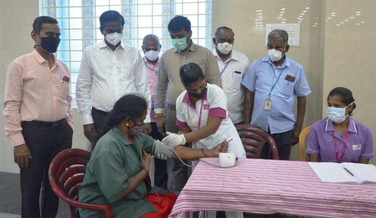 மாநகராட்சி தூய்மை பணியாளர்களுக்கான சிறப்பு மருத்துவ முகாம் 